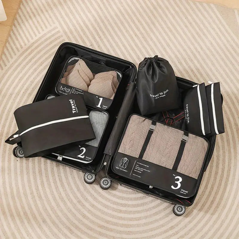 Kit de 7 Bolsas Organizadoras