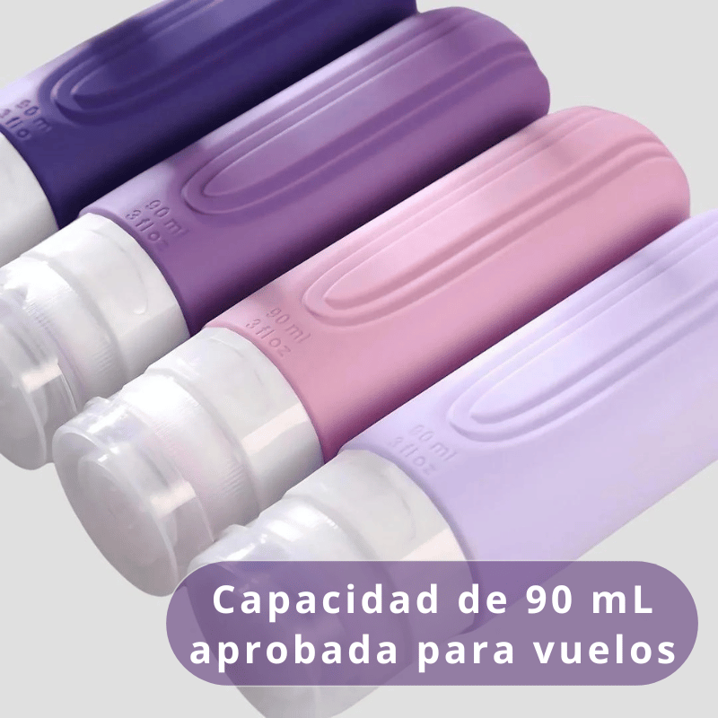 Botellas de Silicona para Cosméticos