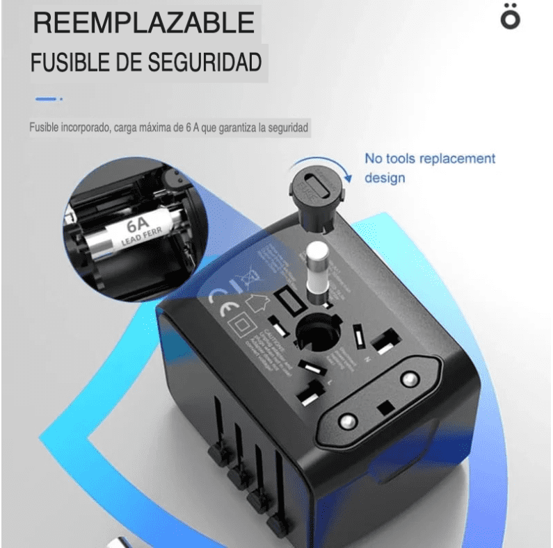 Adaptador de Viaje Universal