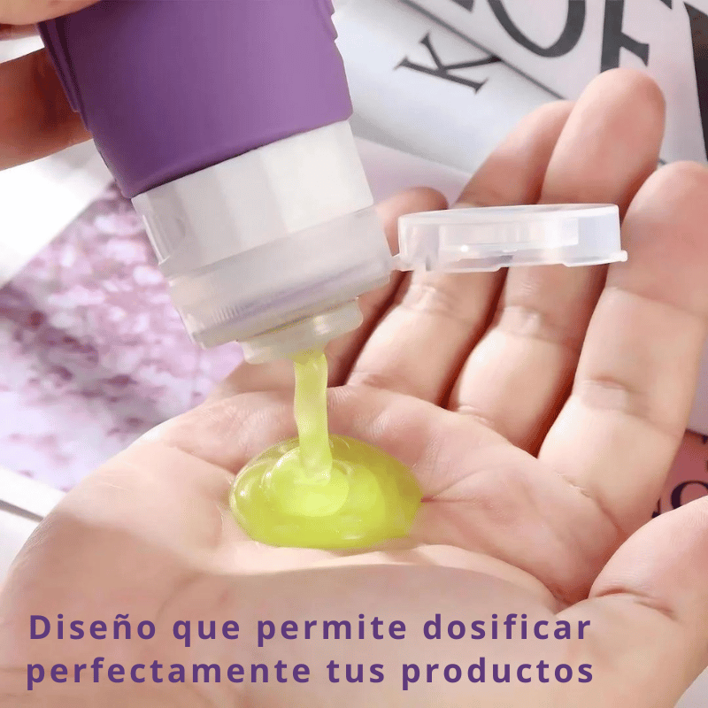 Botellas de Silicona para Cosméticos