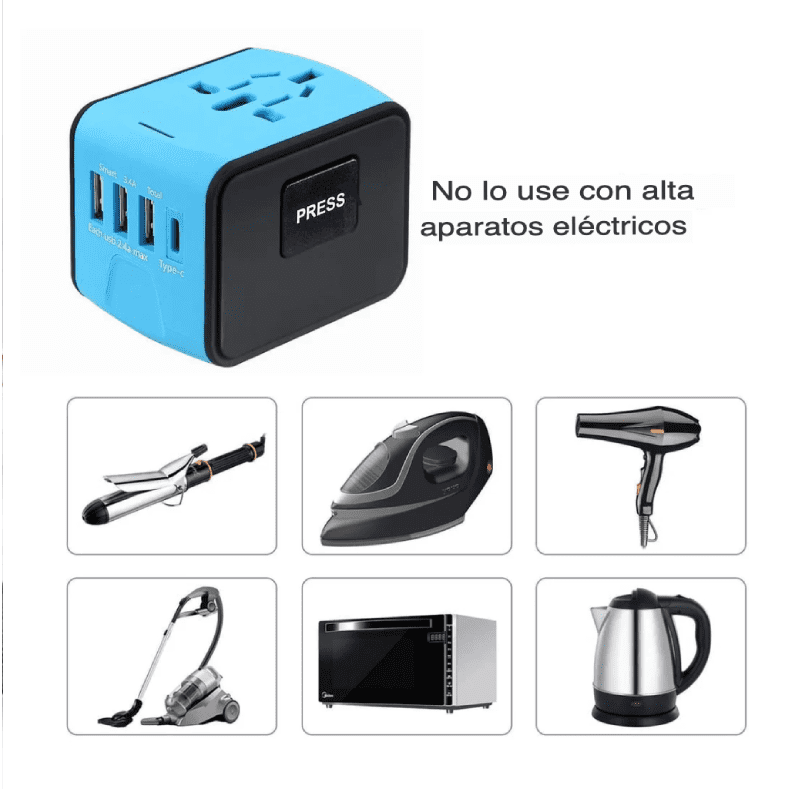 Adaptador de Viaje Universal