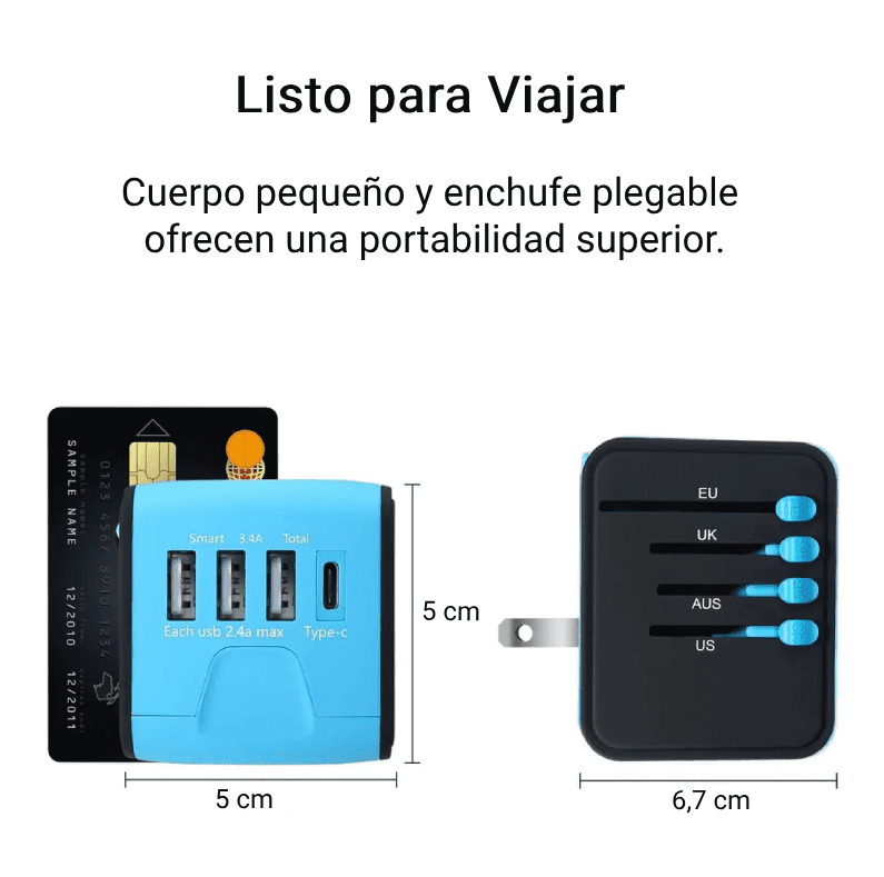 Adaptador de Viaje Universal