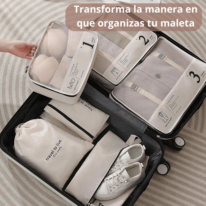 Kit de 7 Bolsas Organizadoras