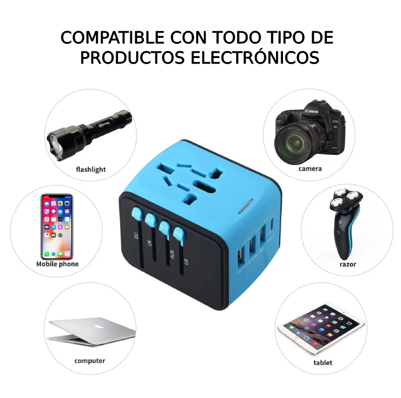 Adaptador de Viaje Universal