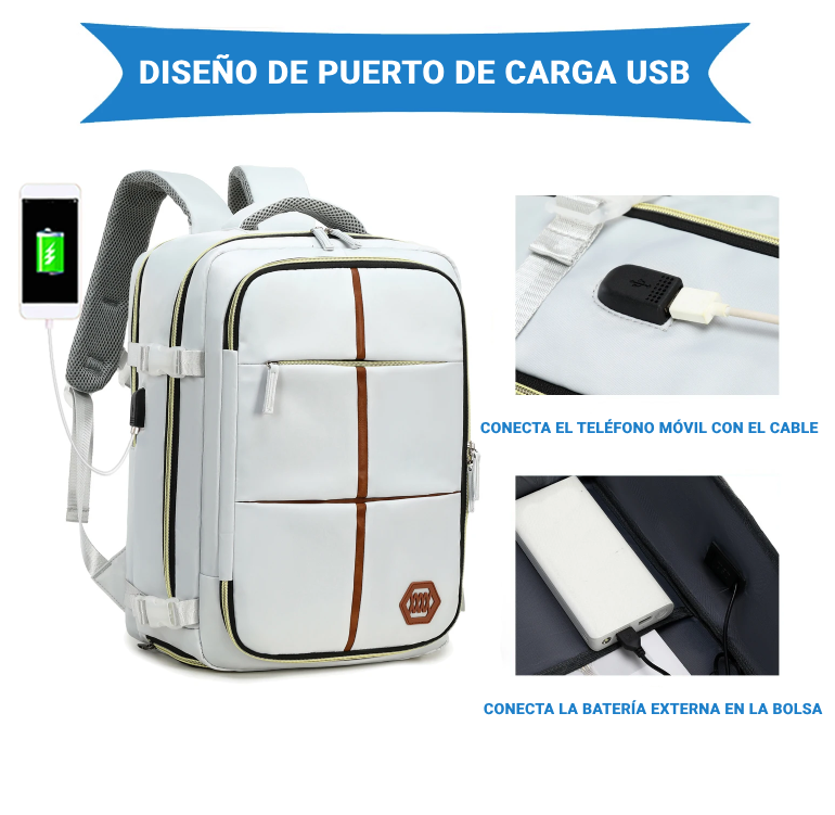 Mochila de Viaje Multifuncional