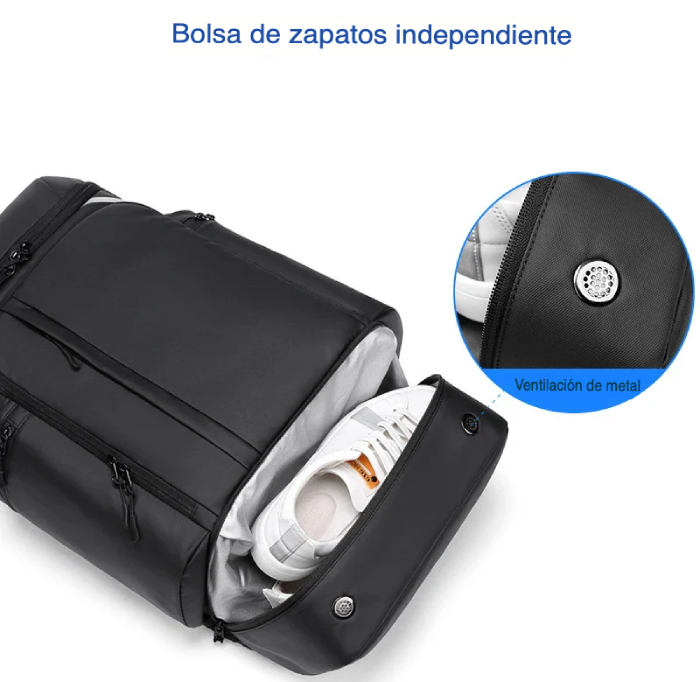 Mochila de Viaje Grande con Carga USB